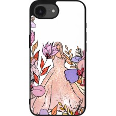 iPhone 16e Case Hülle - Silikon schwarz Taylor Swift Sketch - White