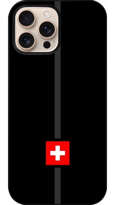 iPhone 16 Pro Max Case Hülle - Kanton CH schwarz