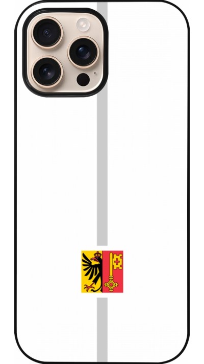iPhone 16 Pro Max Case Hülle - Kanton GE weiss