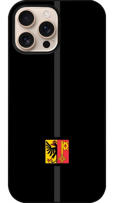 iPhone 16 Pro Max Case Hülle - Kanton GE schwarz
