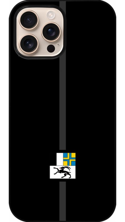 iPhone 16 Pro Max Case Hülle - Kanton GR schwarz