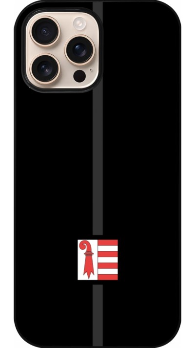 iPhone 16 Pro Max Case Hülle - Kanton JU schwarz