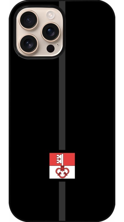iPhone 16 Pro Max Case Hülle - Kanton OW schwarz