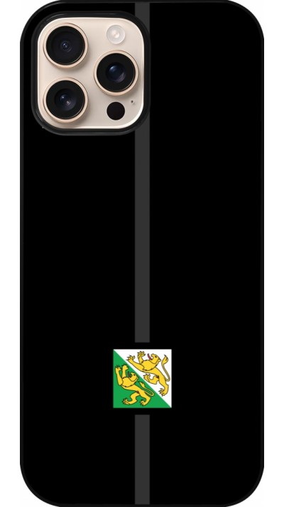 iPhone 16 Pro Max Case Hülle - Kanton TG schwarz