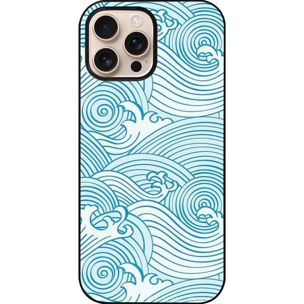 iPhone 16 Pro Max Case Hülle - Ocean Waves