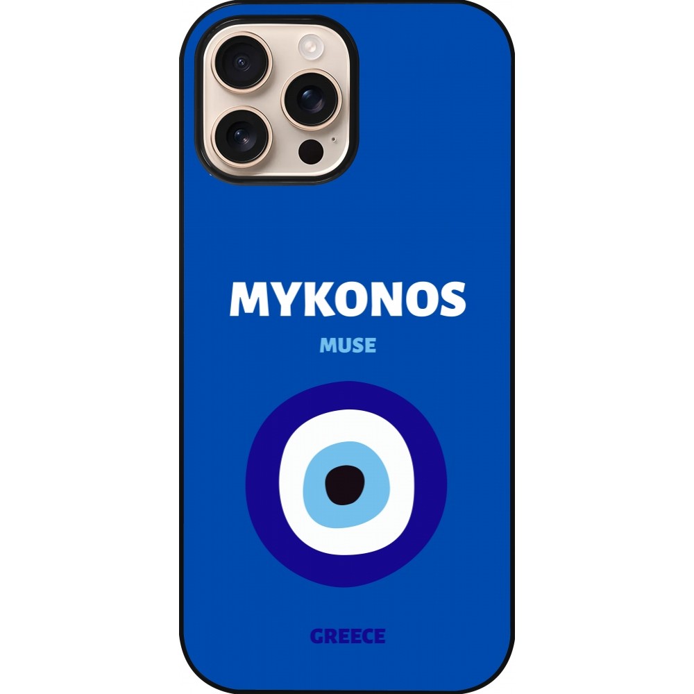 iPhone 16 Pro Max Case Hülle - Pop Summer Destination Mykonos