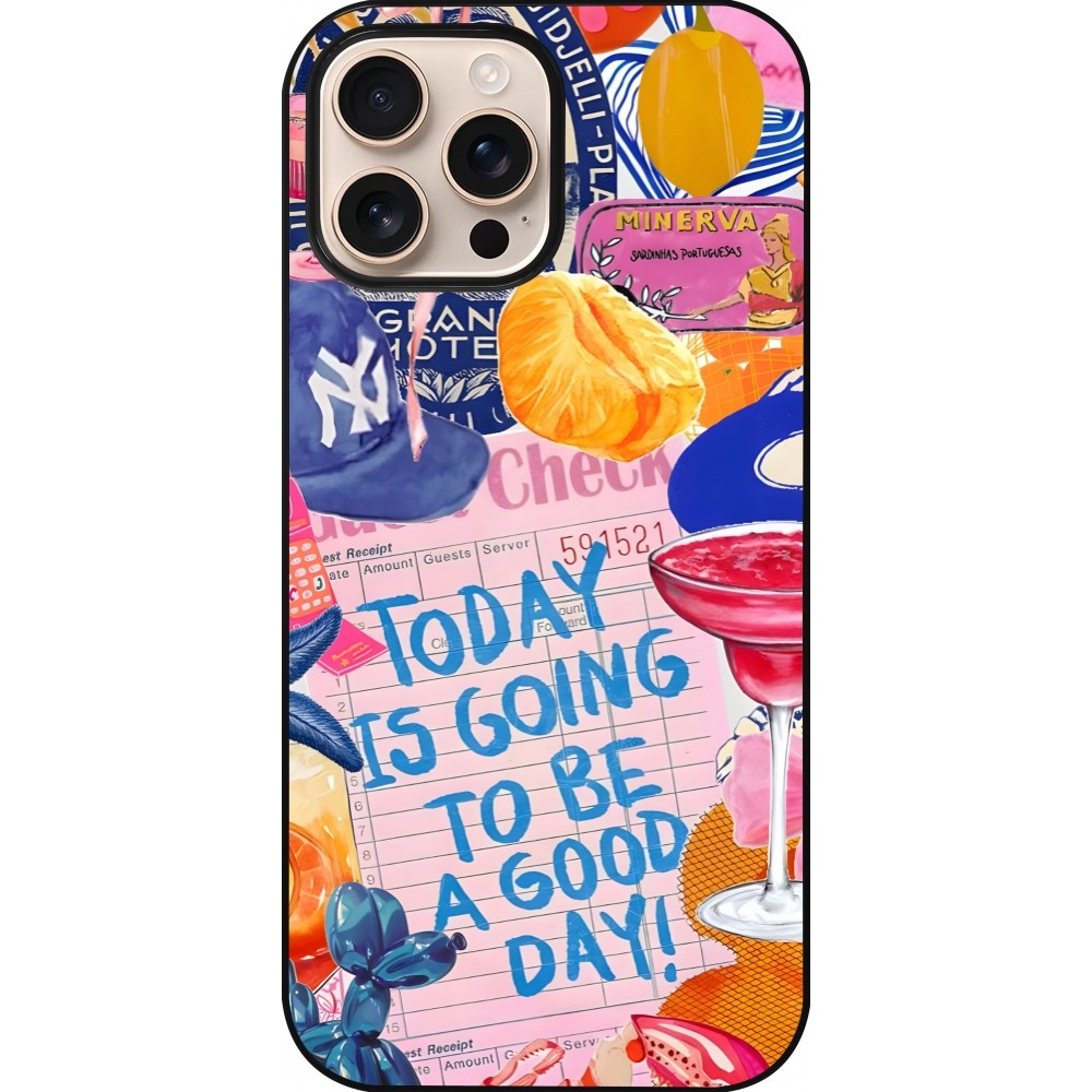 iPhone 16 Pro Max Case Hülle - Preppy Today is Going to be a good day