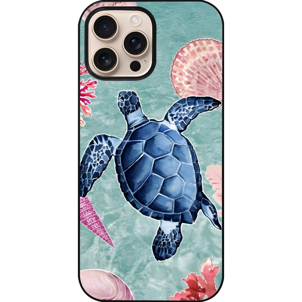 iPhone 16 Pro Max Case Hülle - Preppy Turtle