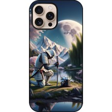iPhone 16 Pro Max Case Hülle - Samurai Katana Mond