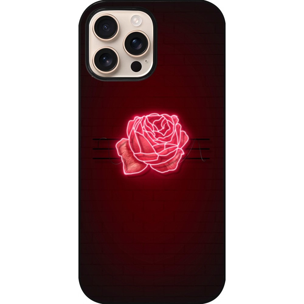 Coque iPhone 16 Pro Max - Spring 23 neon rose