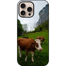Coque iPhone 16 Pro Max - Fête Nationale Suisse Vaches