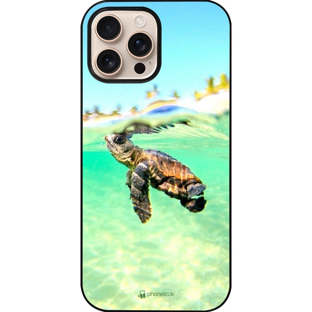 iPhone 16 Pro Max Case Hülle - Turtle Underwater