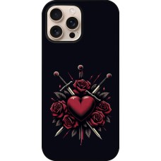 Coque iPhone 16 Pro Max - Valentine 2024 gothic love