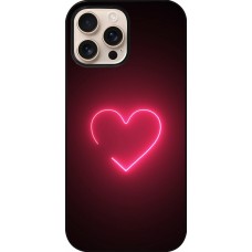 Coque iPhone 16 Pro Max - Valentine 2023 single neon heart