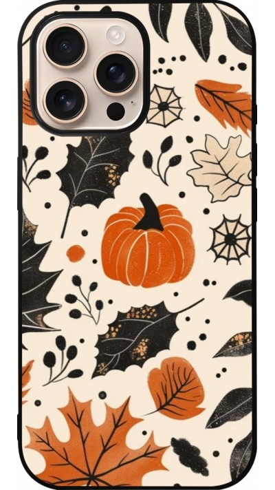 iPhone 16 Pro Max Case Hülle - Silikon schwarz Autumn 2024 nature