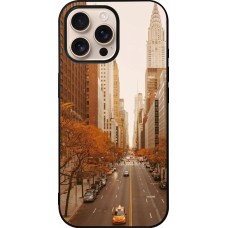 iPhone 16 Pro Max Case Hülle - Silikon schwarz Autumn 2024 New York city