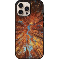 Coque iPhone 16 Pro Max - Silicone rigide noir Autumn 25 Trees