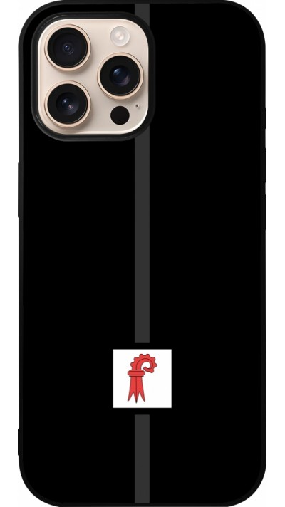 iPhone 16 Pro Max Case Hülle - Silikon schwarz Kanton BL schwarz