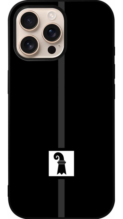 iPhone 16 Pro Max Case Hülle - Silikon schwarz Kanton BS schwarz
