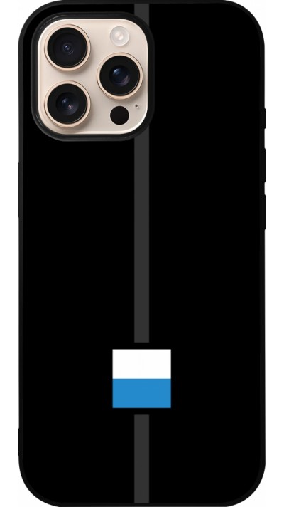 iPhone 16 Pro Max Case Hülle - Silikon schwarz Kanton LU schwarz