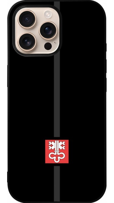 iPhone 16 Pro Max Case Hülle - Silikon schwarz Kanton NW schwarz