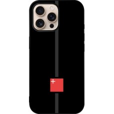 iPhone 16 Pro Max Case Hülle - Silikon schwarz Kanton SZ schwarz