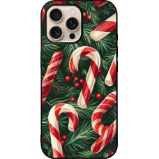 iPhone 16 Pro Max Case Hülle - Silikon schwarz Christmas 25 Xmas Stick