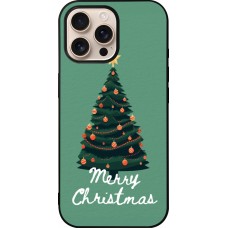 iPhone 16 Pro Max Case Hülle - Silikon schwarz Christmas 25 Xmas Tree