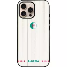 iPhone 16 Pro Max Case Hülle - Silikon schwarz Algerien 2026 personalisierbares Fussballtrikot