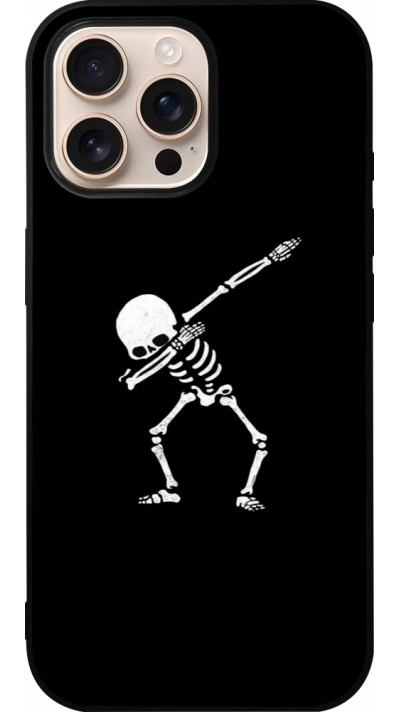 Coque iPhone 16 Pro Max - Silicone rigide noir Halloween 19 09