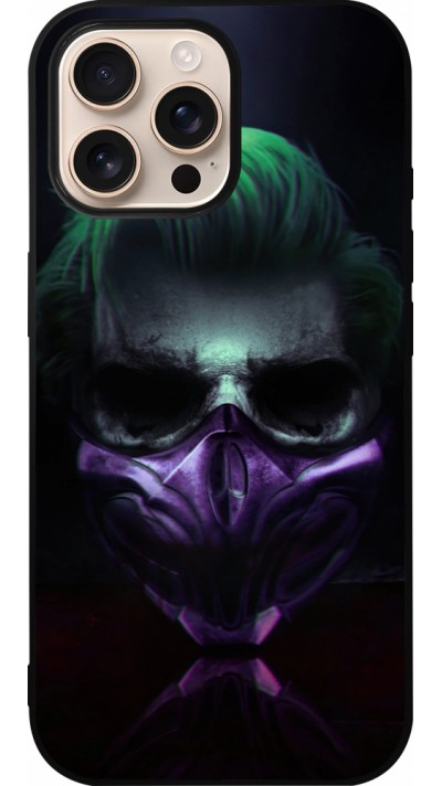 Coque iPhone 16 Pro Max - Silicone rigide noir Halloween 20 21