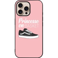 iPhone 16 Pro Max Case Hülle - Silikon schwarz princesse en basket