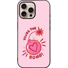 Coque iPhone 16 Pro Max - Silicone rigide noir Saint Valentines Day 26 You are the bomb