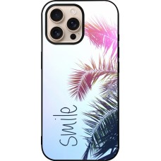 Coque iPhone 16 Pro Max - Silicone rigide noir Smile 05