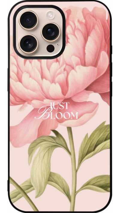 iPhone 16 Pro Max Case Hülle - Silikon schwarz Just Bloom Spring 2026