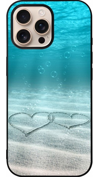 Coque iPhone 16 Pro Max - Silicone rigide noir Summer 18 19