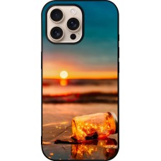 Coque iPhone 16 Pro Max - Silicone rigide noir Summer 2021 16