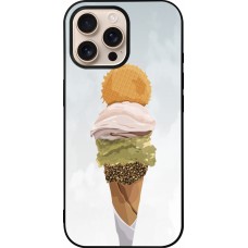 iPhone 16 Pro Max Case Hülle - Silikon schwarz Summer 2025 Cornet