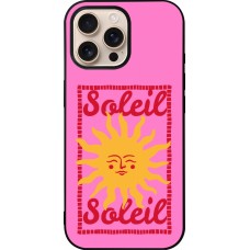 iPhone 16 Pro Max Case Hülle - Silikon schwarz Sun sun 2026