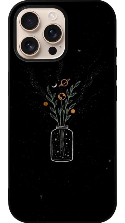 Coque iPhone 16 Pro Max - Silicone rigide noir Vase black