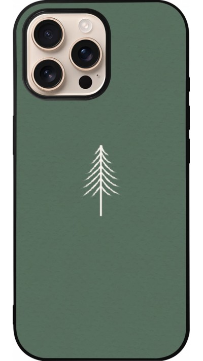iPhone 16 Pro Max Case Hülle - Silikon schwarz Christmas 22 minimalist tree