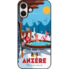 Coque iPhone 16 Plus - Anzère Mountain Jacuzzi