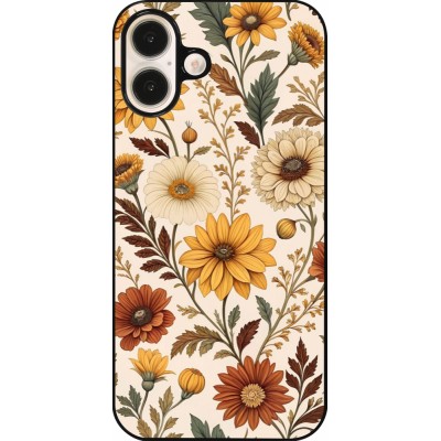 iPhone 16 Plus Case Hülle - Autumn 25 Flower pattern