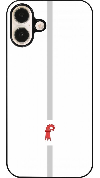 iPhone 16 Plus Case Hülle - Kanton BL weiss