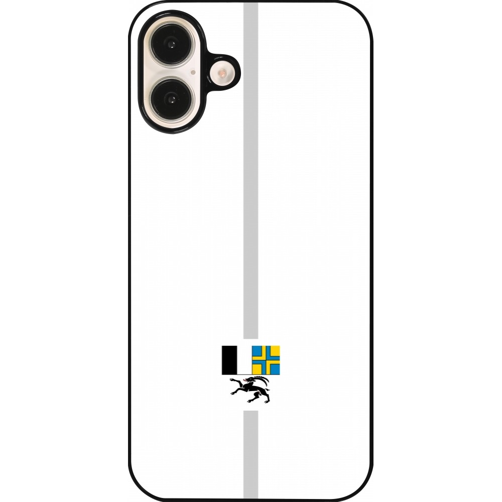 Coque iPhone 16 Plus - Canton GR blanc