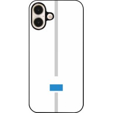 Coque iPhone 16 Plus - Canton LU blanc