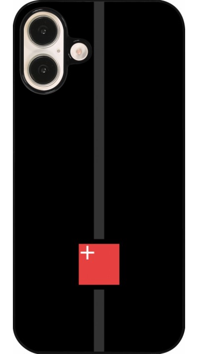 iPhone 16 Plus Case Hülle - Kanton SZ schwarz