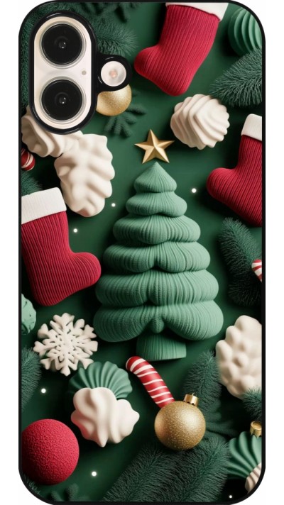 Coque iPhone 16 Plus - Christmas 25 Christmas textiles