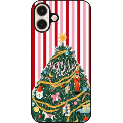 iPhone 16 Plus Case Hülle - Christmas 25 Happy Holiday
