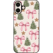 Coque iPhone 16 Plus - Christmas 25 Vintage Ribbons